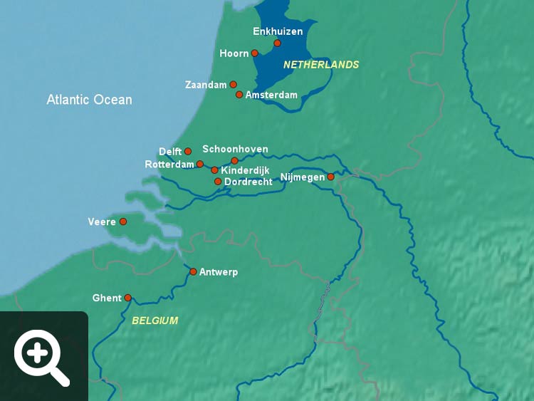 Dutch Waterways Map