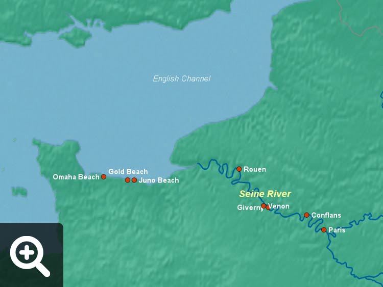 Seine River Map