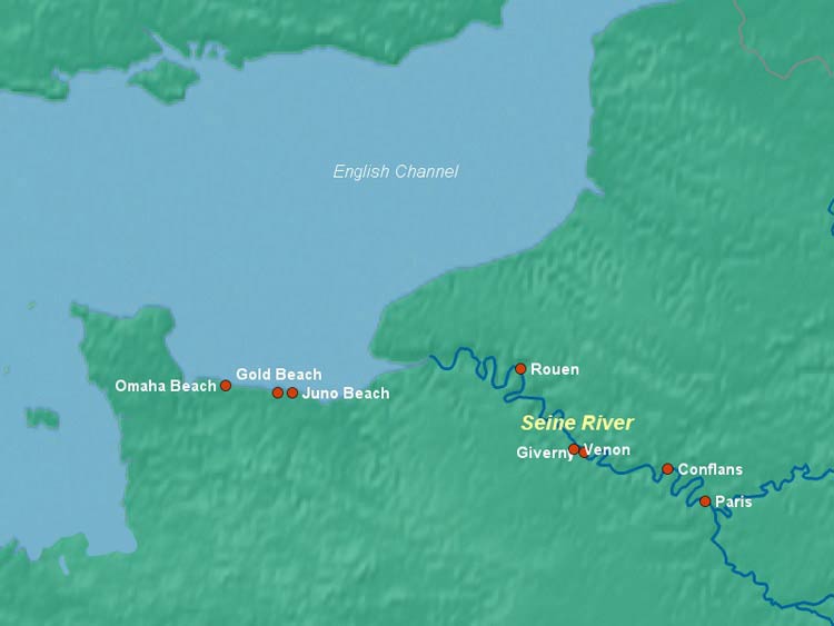 Seine River Map