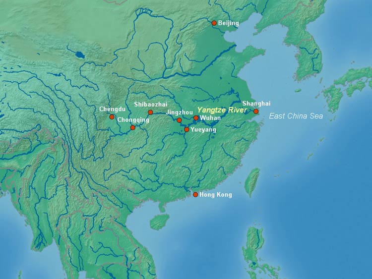 Yangtze River Map